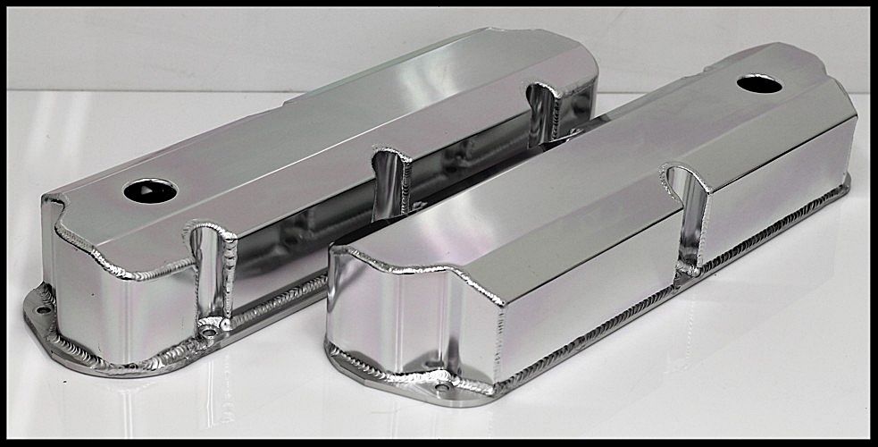 SBF Ford 289 302 351W Fabricated Aluminum Tall Valve Covers 6241S